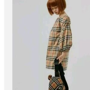 NWT BURBERRY GIRL DRESS PLAID SIZE 10